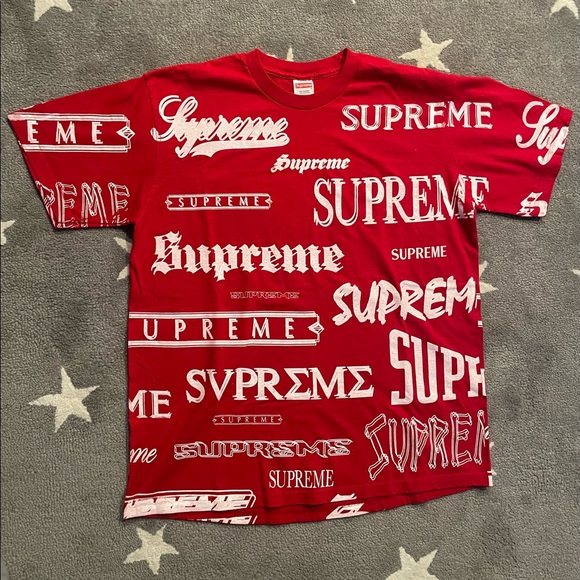 Supreme Other - Authentic Red Supreme T Shirt Size L Large